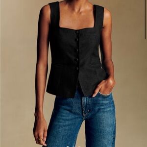 Sezane Zelinda Linen Blouse